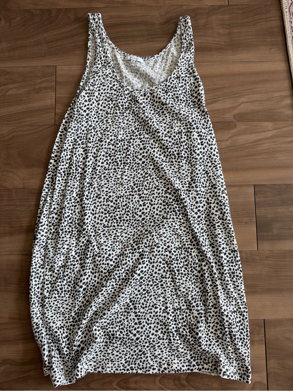 Z Supply Black and White Cheetah Print Mini Dress
